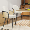 Lagrein III Dining Chair in White Sacy Fabric