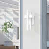 Landal outdoor wall light, White/Large