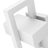 Landal outdoor wall light, White/Large