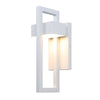 Landal outdoor wall light, White/Small