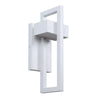 Landal outdoor wall light, White/Small