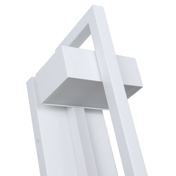 Landal outdoor wall light, White/Small