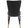 Light Lager Dining Chair in Black Jaen Leather
