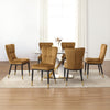 Light Lager Dining Chair in Khaki Azal Velvet