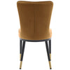 Light Lager Dining Chair in Khaki Azal Velvet