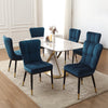 Light Lager Dining Chair in Lake Azal Velvet