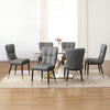Light Lager Dining Chair in Slate Jaen Leather