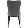Light Lager Dining Chair in Slate Jaen Leather