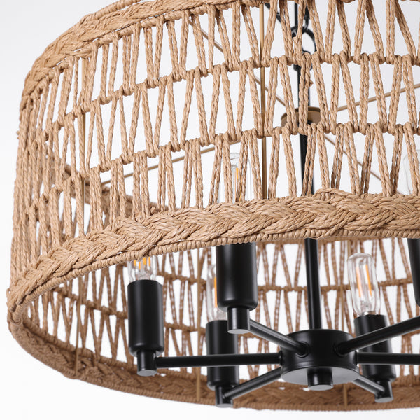 Lipovina chandelier light, Black