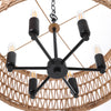Lipovina chandelier light, Black