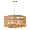 Lipovina chandelier light, Brass