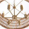 Lipovina chandelier light, Brass