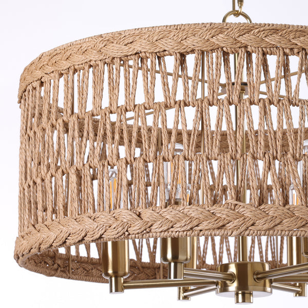 Lipovina chandelier light, Brass