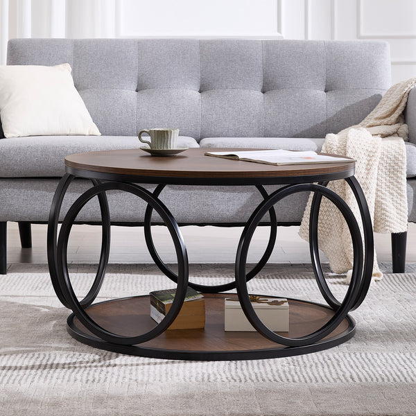 Machin coffee table, Brown MDF