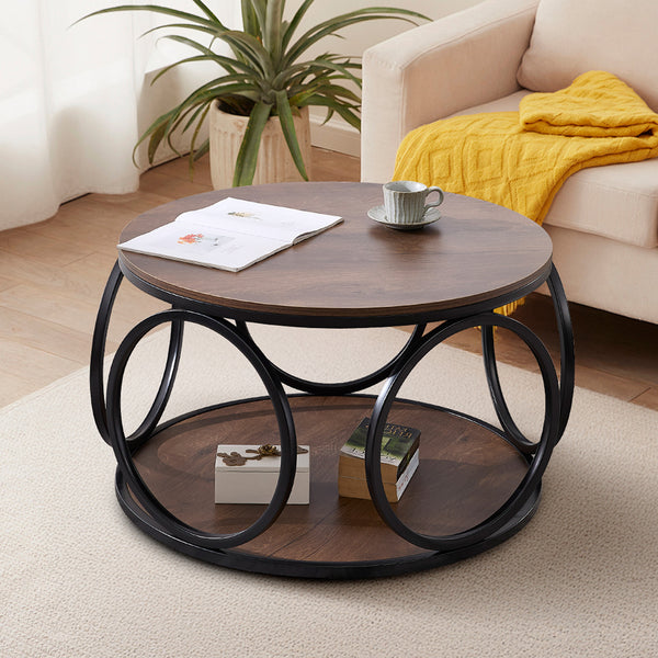 Machin coffee table, Brown MDF