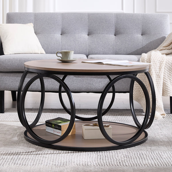 Machin coffee table, Greige MDF