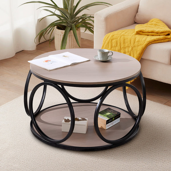 Machin coffee table, Greige MDF