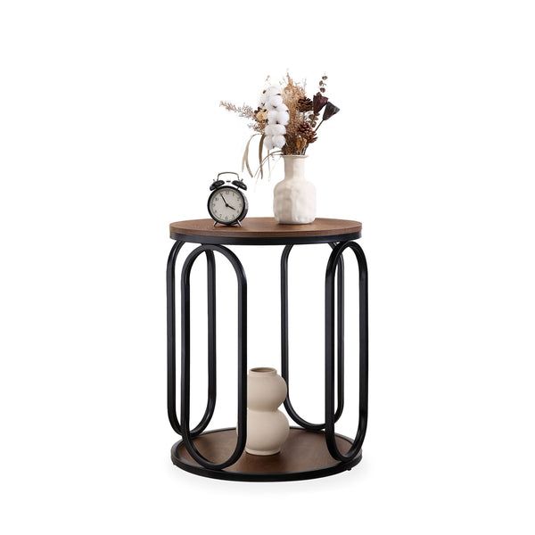 Machin side table, Brown MDF