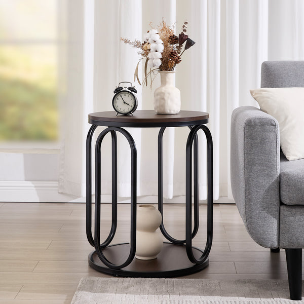 Machin side table, Coffee MDF