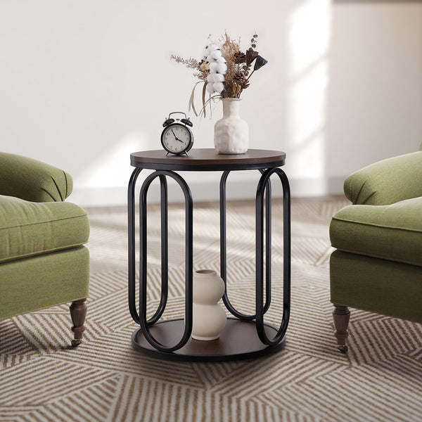 Machin side table, Coffee MDF