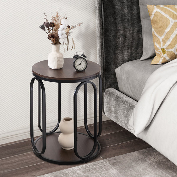 Machin side table, Coffee MDF