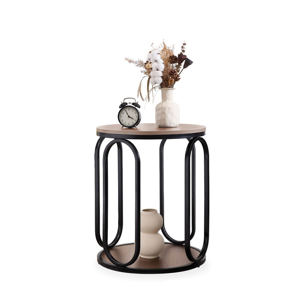 Machin side table, Greige MDF