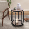 Machin side table, Greige MDF