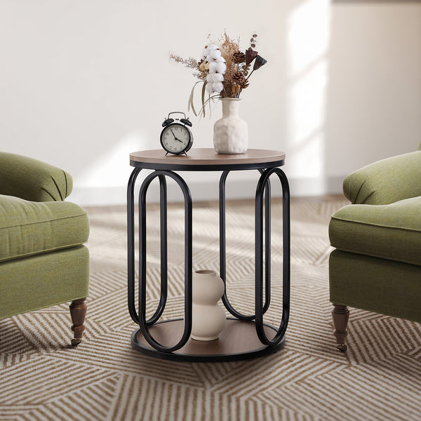 Machin side table, Greige MDF