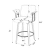 Malvasia II Counter Stool Dimensions