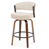 Malvina Counter Stool in Beige Grzi Fabric