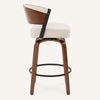 Malvina Counter Stool in Beige Grzi Fabric