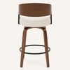 Malvina Counter Stool in Beige Grzi Fabric