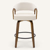 Malvina II Counter Stool in Beige Grzi Fabric