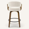 Malvina II Counter Stool in Beige Grzi Fabric