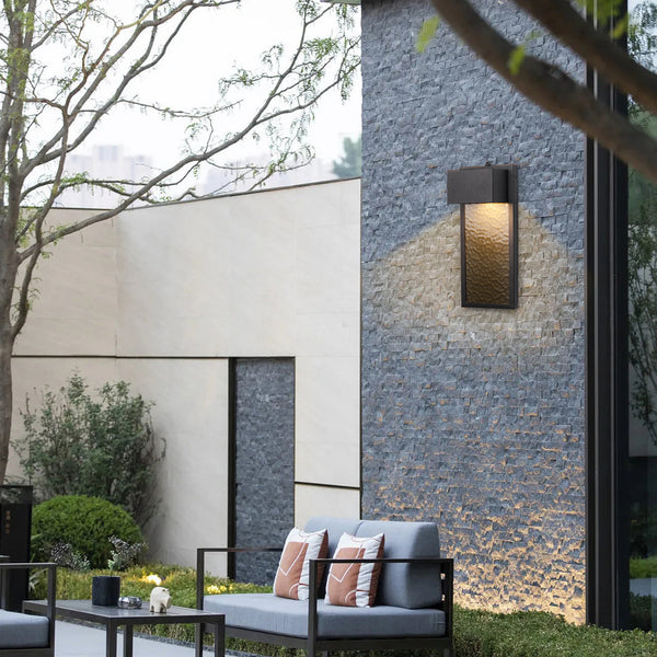 Marselan outdoor wall light, Black