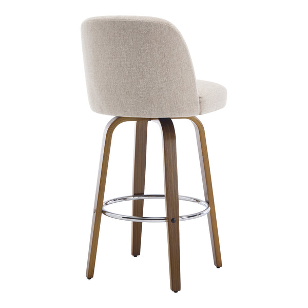 Medina bar stool, Brown Bena Fabric/Bar Height