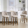 Medina bar stool, Brown Bena Fabric/Counter Height