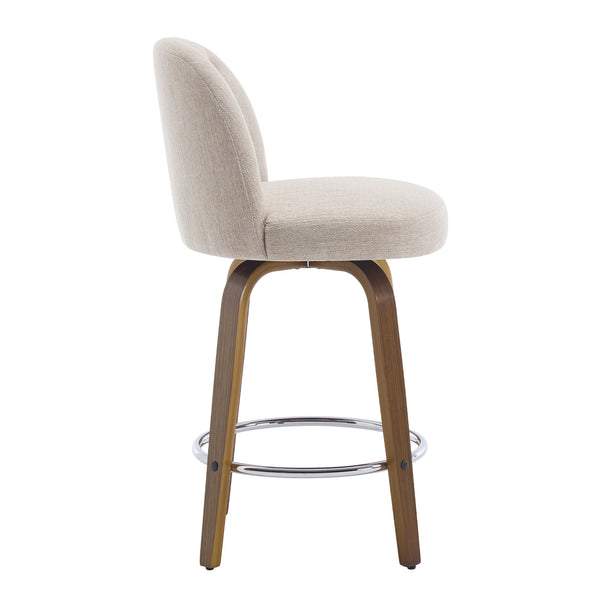 Medina bar stool, Brown Bena Fabric/Counter Height