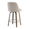 Medina bar stool, Brown Bena Fabric/Counter Height