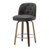 Medina bar stool, Charcoal Sarma Leather/Counter Height