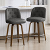 Medina bar stool, Charcoal Sarma Leather/Counter Height