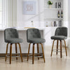 Medina bar stool, Gray Bena Fabric/Counter Height