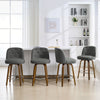 Medina bar stool, Gray Bena Fabric/Counter Height