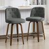 Medina bar stool, Gray Bena Fabric/Counter Height