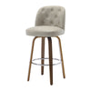 Medina bar stool, Moonlight Sarma Leather/Bar Height