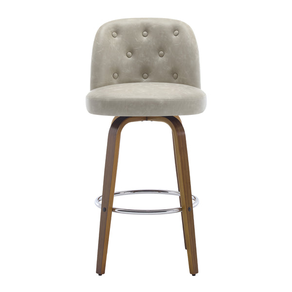 Medina bar stool, Moonlight Sarma Leather/Bar Height