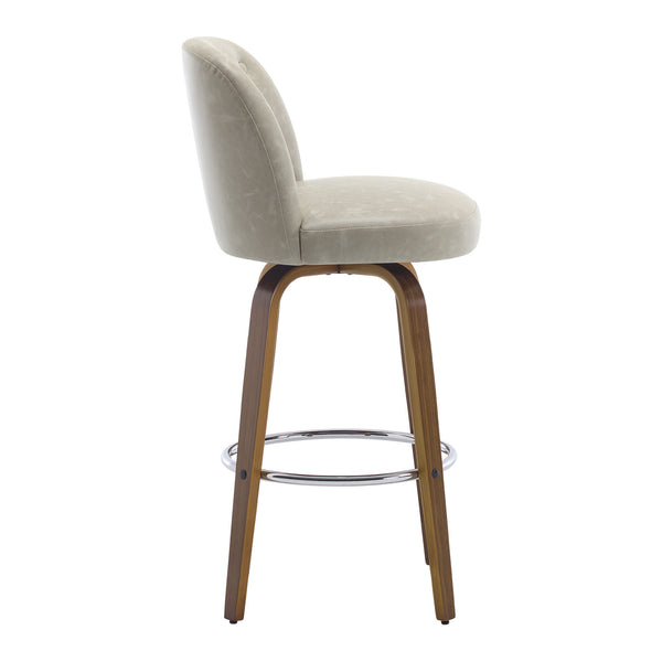 Medina bar stool, Moonlight Sarma Leather/Bar Height