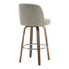 Medina bar stool, Moonlight Sarma Leather/Bar Height