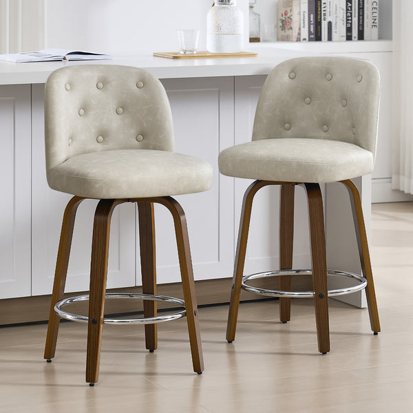 Medina bar stool, Moonlight Sarma Leather/Counter Height