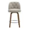 Medina bar stool, Moonlight Sarma Leather/Counter Height